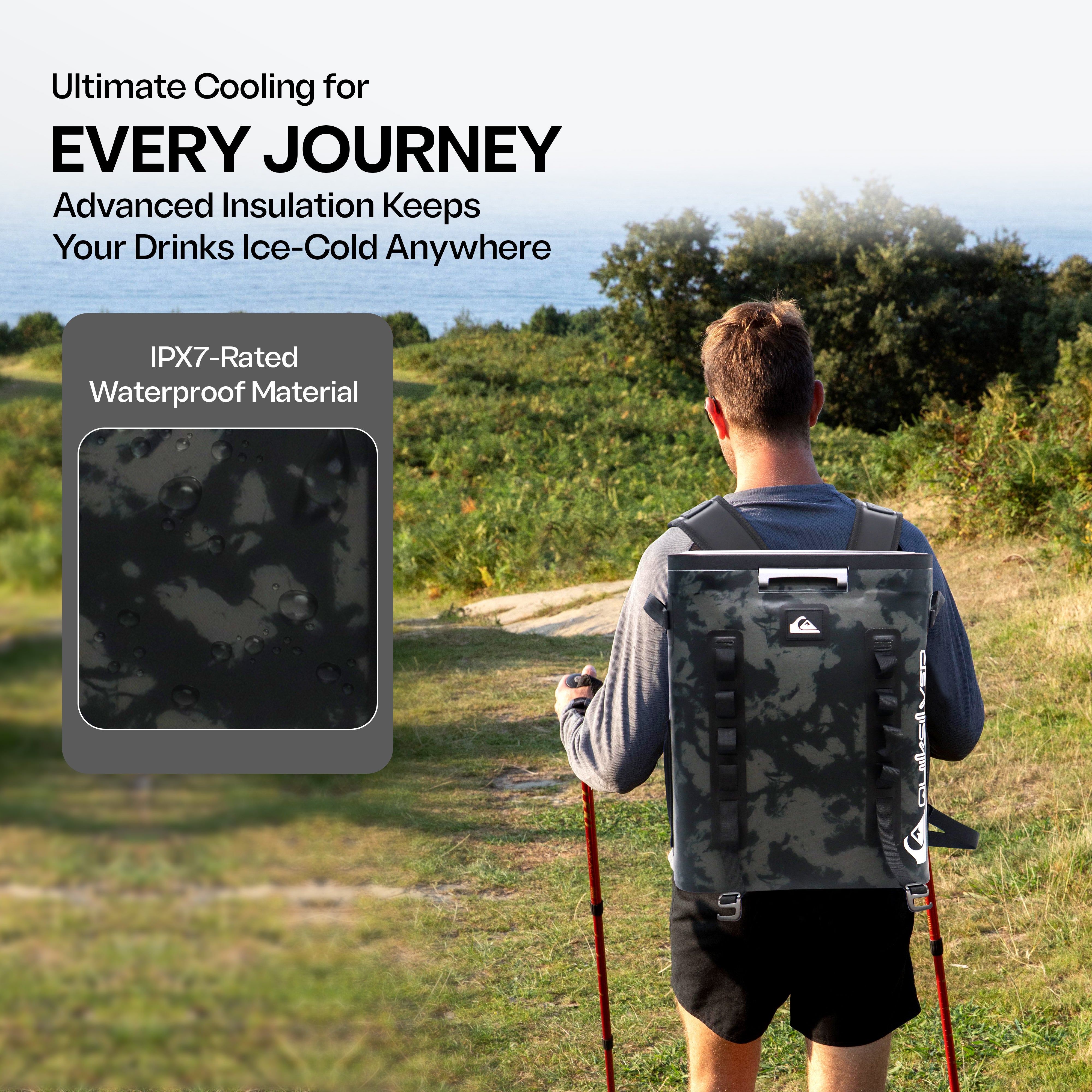 The Coastal Collection Zipperless Backpack Cooler
